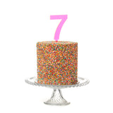 Large Neon Pink Cake Topper