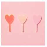 Tiny Heart Toppers - Set of 3