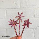 Star Sparkler Toppers - Set of 3