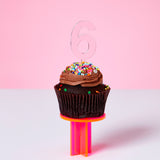 Small Clear Acrylic Cake Toppers