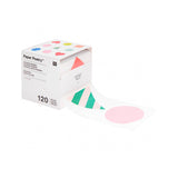 Happy Birthday Shape Stickers - 120 pieces