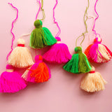 Large Peach Tassel