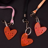 'Best Teacher Ever' Heart Lanyard