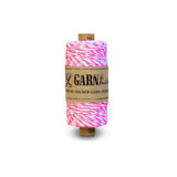 Bakers Twine - Neon Pink/White Stripe