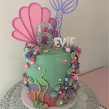 Mermaid Tail Cake Topper