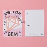 'You're A Gem' card