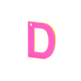 Neon Pink Letter - more letters available
