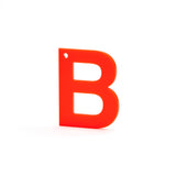 Neon Red Letter - more letters available