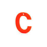 Neon Red Letter - more letters available