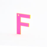 Neon Pink Letter - more letters available