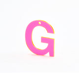 Neon Pink Letter - more letters available