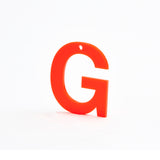 Neon Red Letter - more letters available
