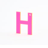 Neon Pink Letter - more letters available