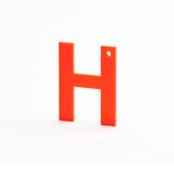 Neon Red Letter - more letters available