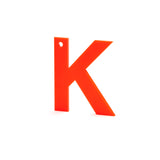 Neon Red Letter - more letters available
