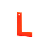 Neon Red Letter - more letters available