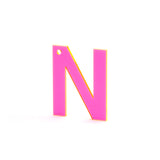 Neon Pink Letter - more letters available