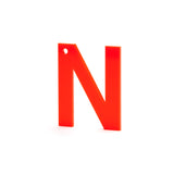 Neon Red Letter - more letters available