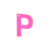 Neon Pink Letter - more letters available