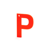 Neon Red Letter - more letters available