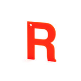 Neon Red Letter - more letters available
