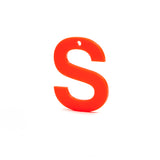 Neon Red Letter - more letters available