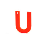 Neon Red Letter - more letters available
