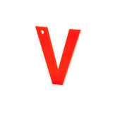 Neon Red Letter - more letters available