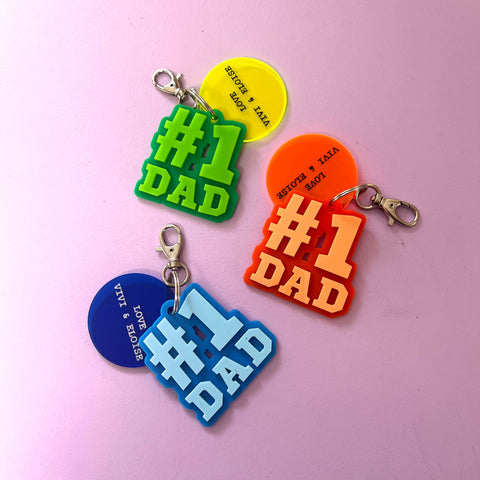 #1 DAD Keyring - Customisable!