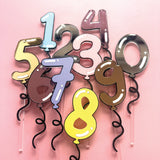 Balloon Number Toppers