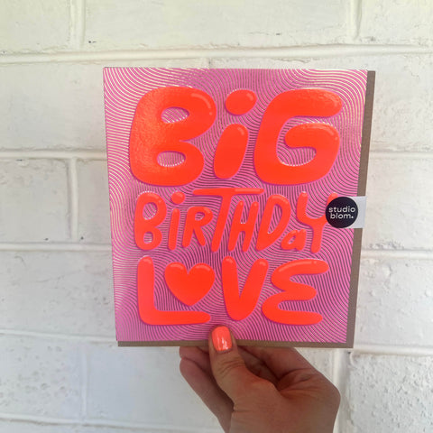 Big Birthday Love Card