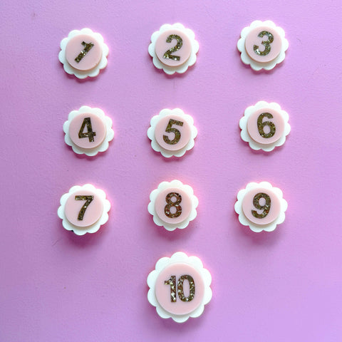 Birthday Badge! - Blush Petal
