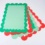 Christmas Paper Placemats - Pack of 8 in 4 colours