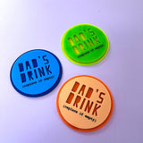 Dad's Drink Coasters - Customisable!