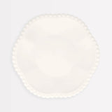 Cream Dot Edged Flower Compostable Side Plates (Pack of 8)