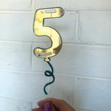 Balloon Number Toppers