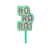 Green 'Ho Ho Ho' Cake Topper