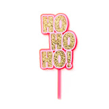 Pink ‘Ho Ho Ho' Cake Topper