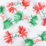 Holly Jolly Fringe Crackers (Pack of 6)