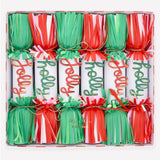 Holly Jolly Fringe Crackers (Pack of 6)