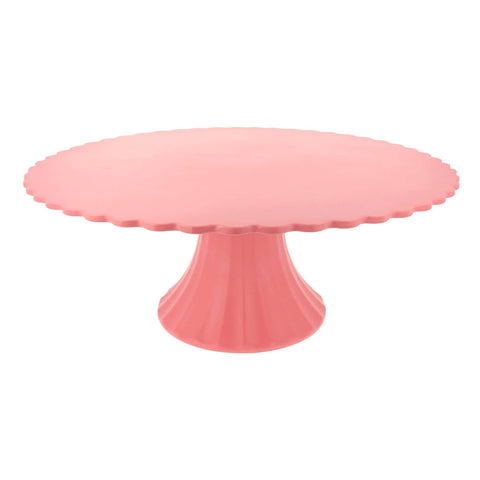 Large Pink Reusable Bamboo Cake Stand