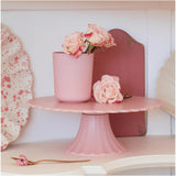 Medium Light Pink Reusable Bamboo Cake Stand