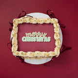 Merry Christmas Cake Plaque