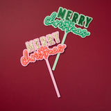 Merry Christmas Cake Topper