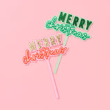 Merry Christmas Cake Topper