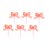 Mini Bow Toppers - Set of 6