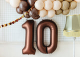 Mocha Number Balloons