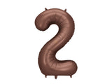 Mocha Number Balloons