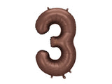 Mocha Number Balloons