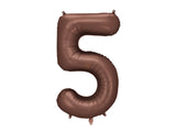 Mocha Number Balloons